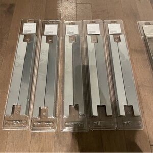 IKEA Blankett Silver Hardware Set of 10 bundle